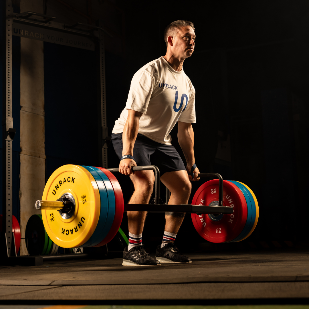 Unrack Heavy Duty Trap Bar – 25 KG Hex, 450 KG rating