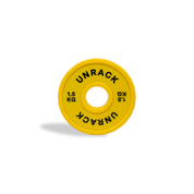Unrack Polyurethane Fractional Plates – 0.5-2.5 kg pairs, IWF Colours
