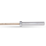 Indian 20 kg Olympic barbell, 28 mm stainless shaft, bronze bushings.