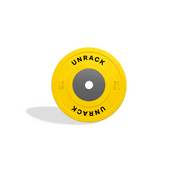 Unrack Competition Style Bumper Plates – Thin IWF spec, Steel Hub