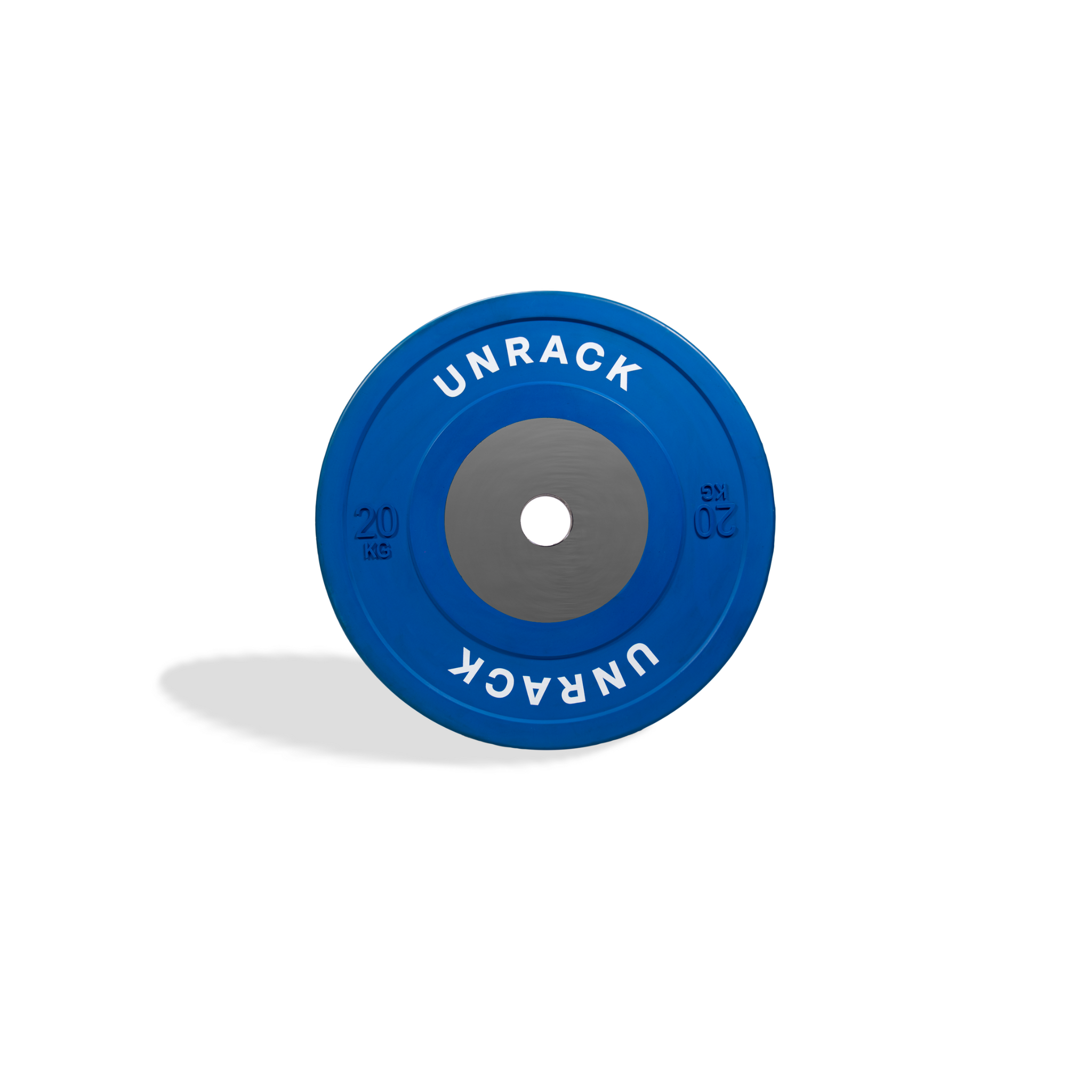 Unrack Competition Style Bumper Plates – Thin IWF spec, Steel Hub