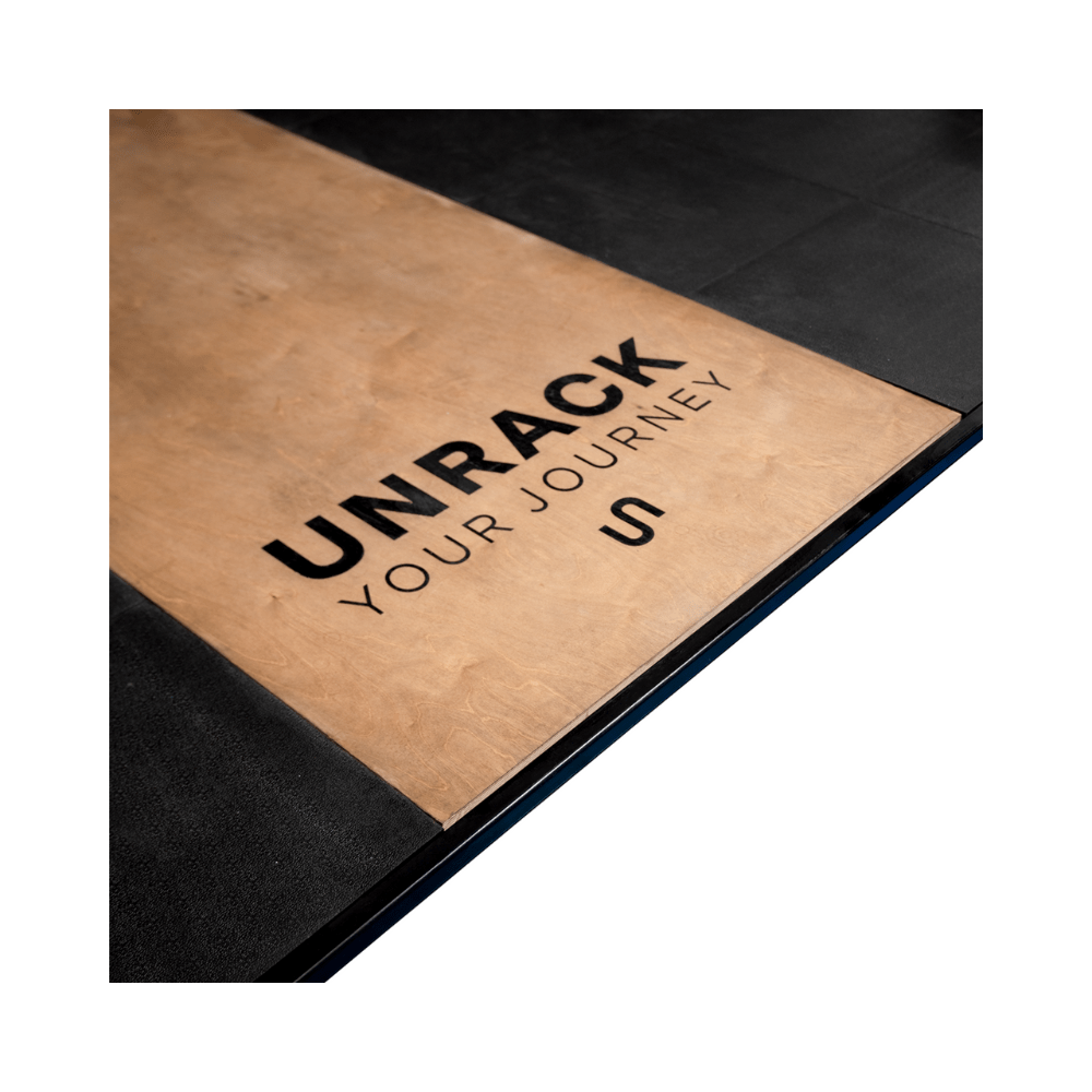 Custom - Branded Weightlifting Platforms – Wood Inlay - UNRACK
