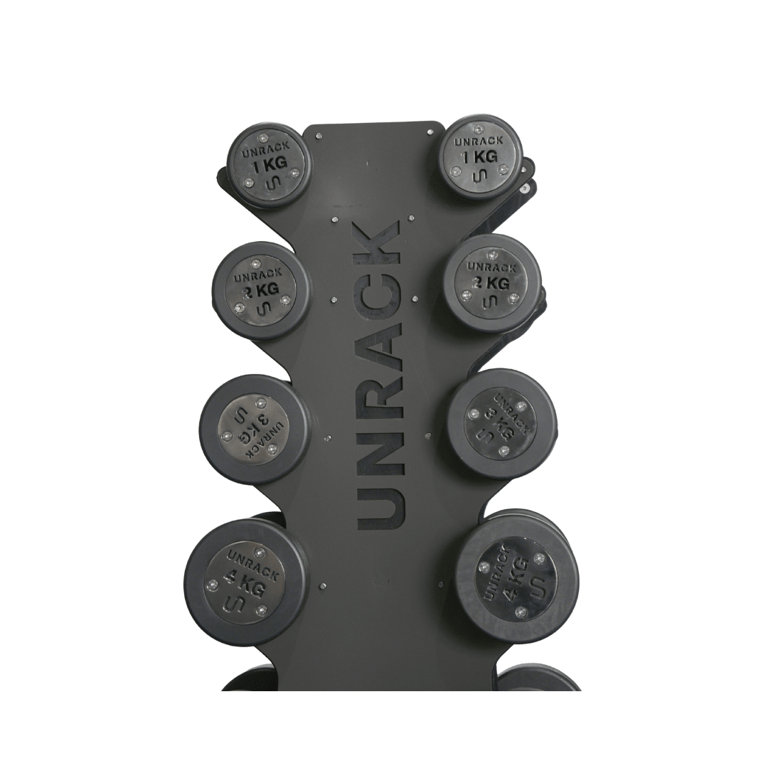 Unrack 1–10kg Vertical Dumbbell Tree | 11 - Gauge Heavy Duty Steel - UNRACK
