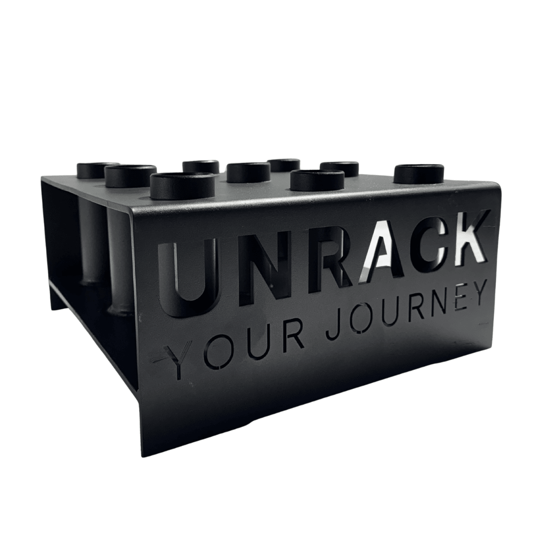 UNRACK 9 - Barbell Floor Storage Rack | Smokey Grey Powder Coated Steel - UNRACK