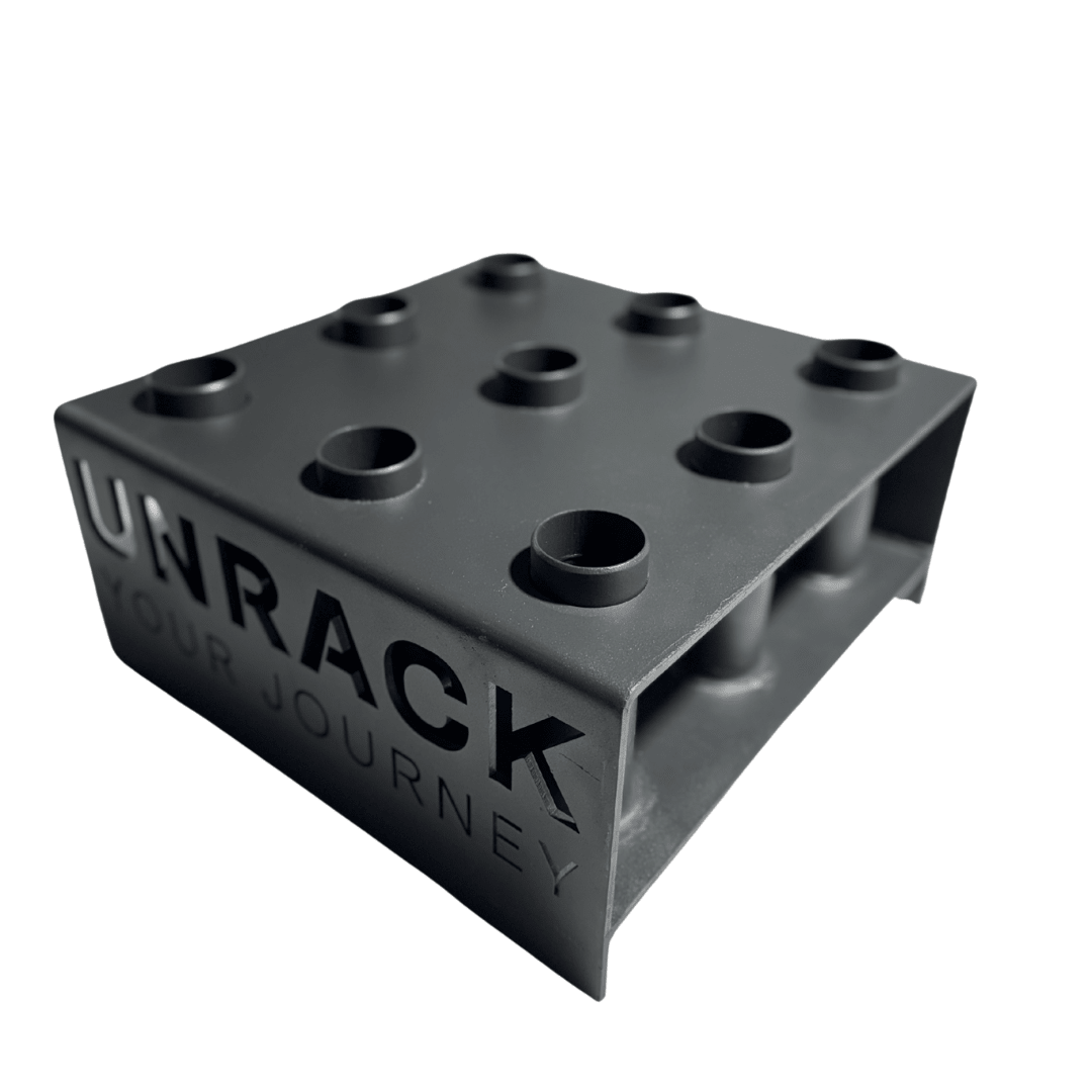 UNRACK 9 - Barbell Floor Storage Rack | Smokey Grey Powder Coated Steel - UNRACK
