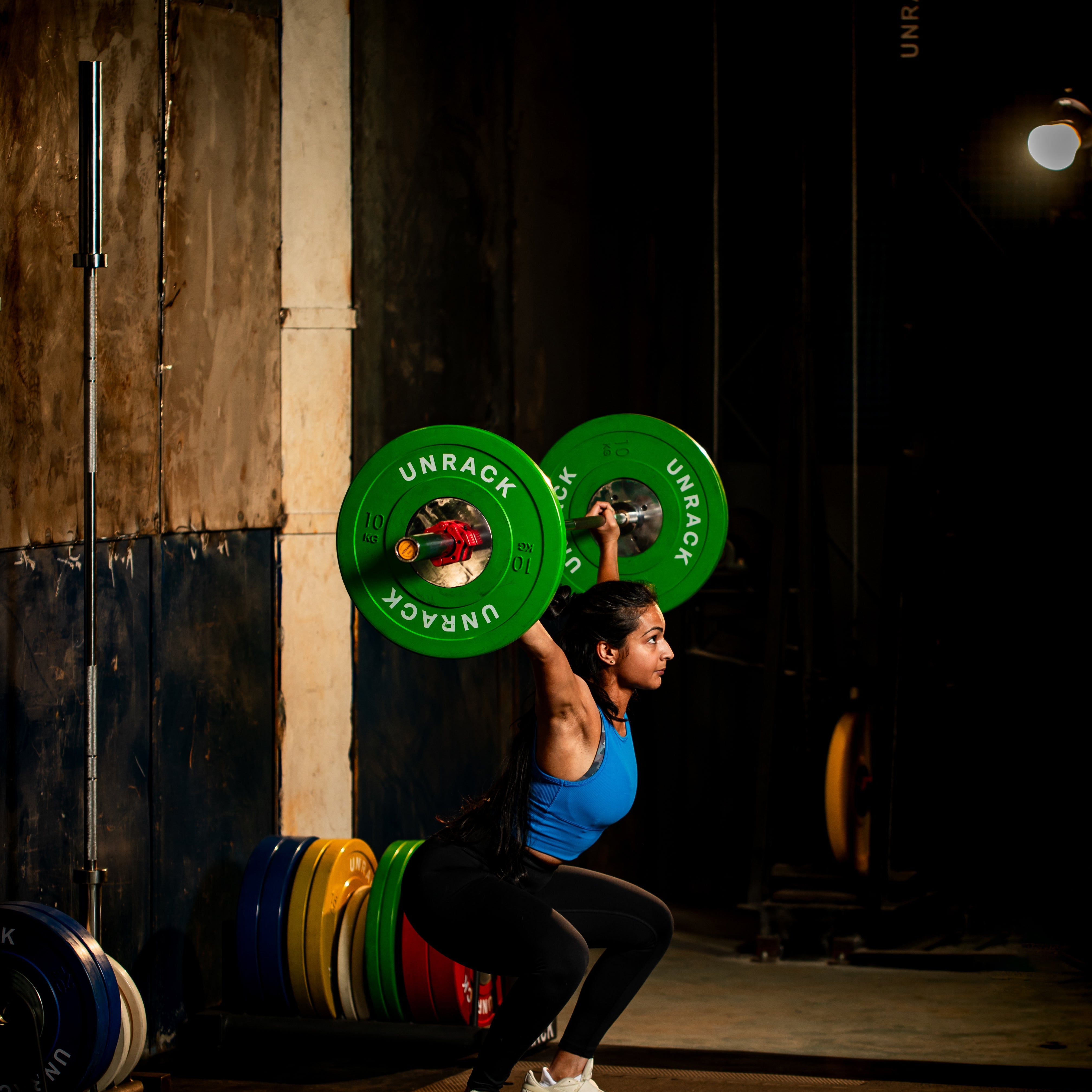 Unrack Hybrid Barbell, 15 KG Olympic Barbell, Stainless Steel - UNRACK