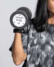 Unrack NoChrome Steel Dumbbells – Even Set (2/4/6/8/10 KG pairs) - UNRACK