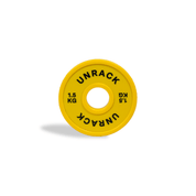 Unrack Polyurethane Fractional Plates – 0.5 - 2.5 kg pairs, IWF Colours - UNRACK