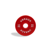 Unrack Polyurethane Fractional Plates – 0.5 - 2.5 kg pairs, IWF Colours - UNRACK