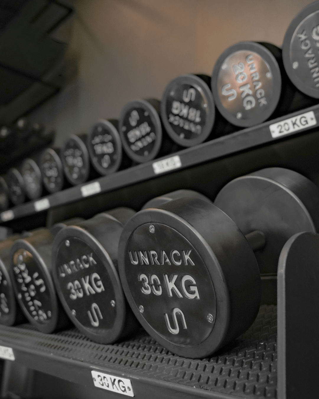 Unrack Two Tier Dumbbell and Kettlebell Rack - UNRACK