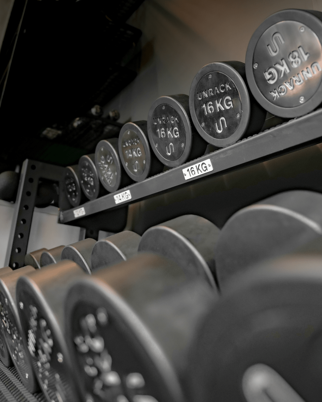 Unrack Two Tier Dumbbell and Kettlebell Rack - UNRACK